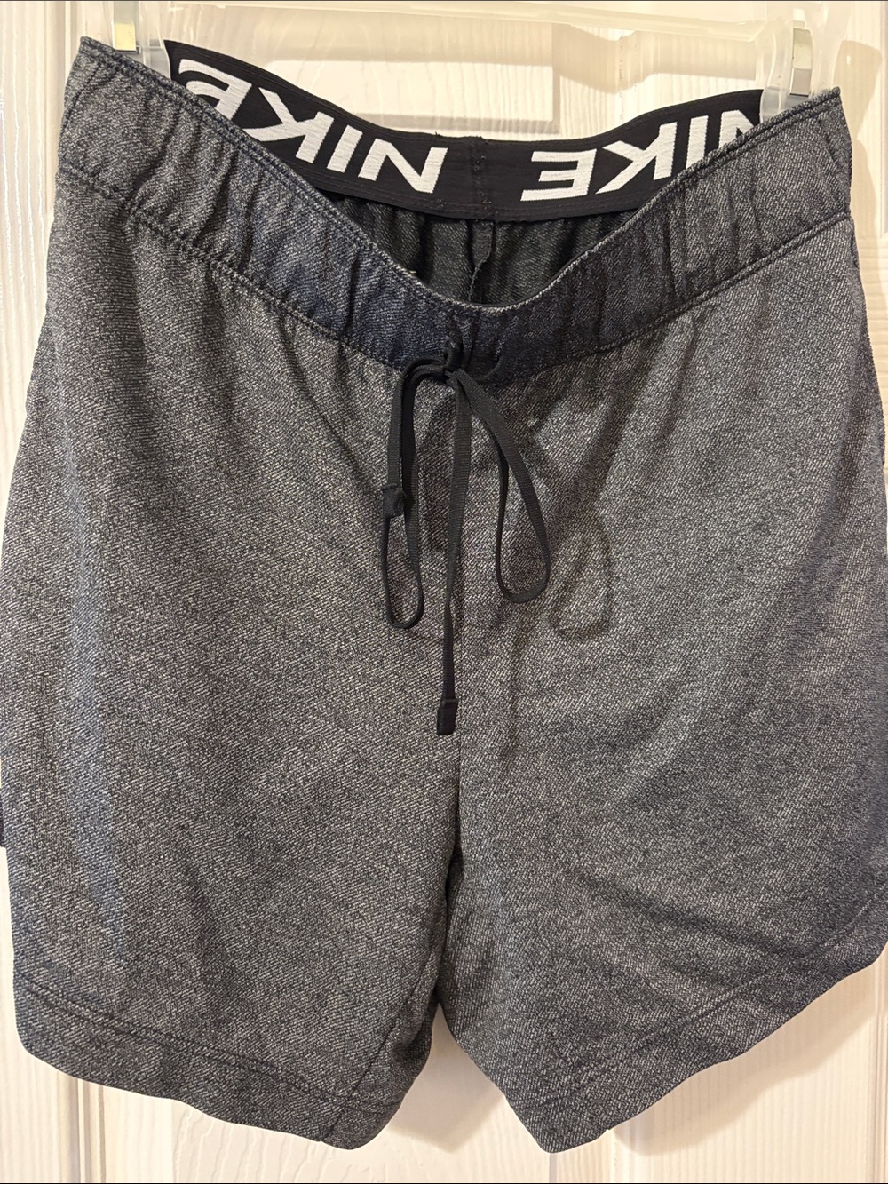 Nike Charcoal Athletic Shorts with Branded Waist